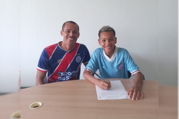 Levy Brito vai fazer parte da categoria sub-11 do Bahia