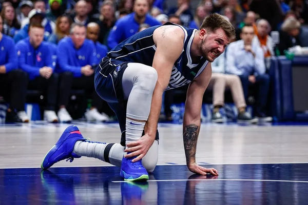 Luka Doncic tem lesões reincidentes na panturrilha