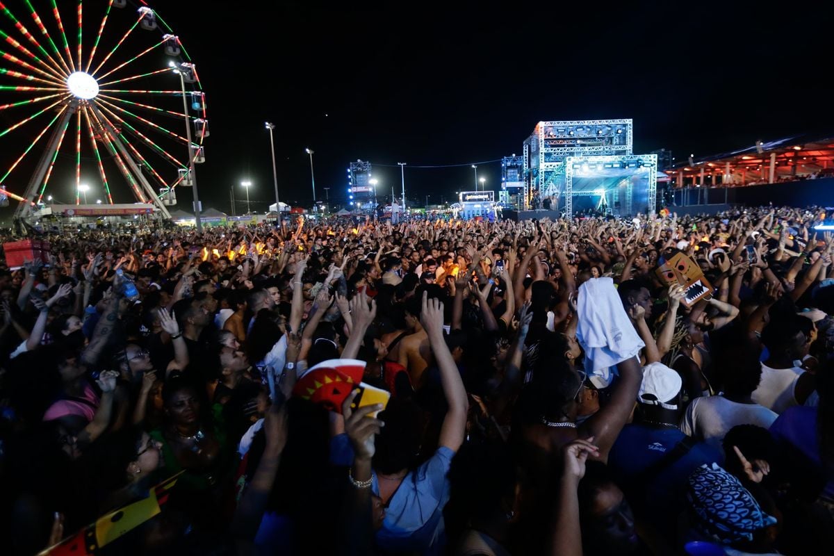 Público durante show da Baiana