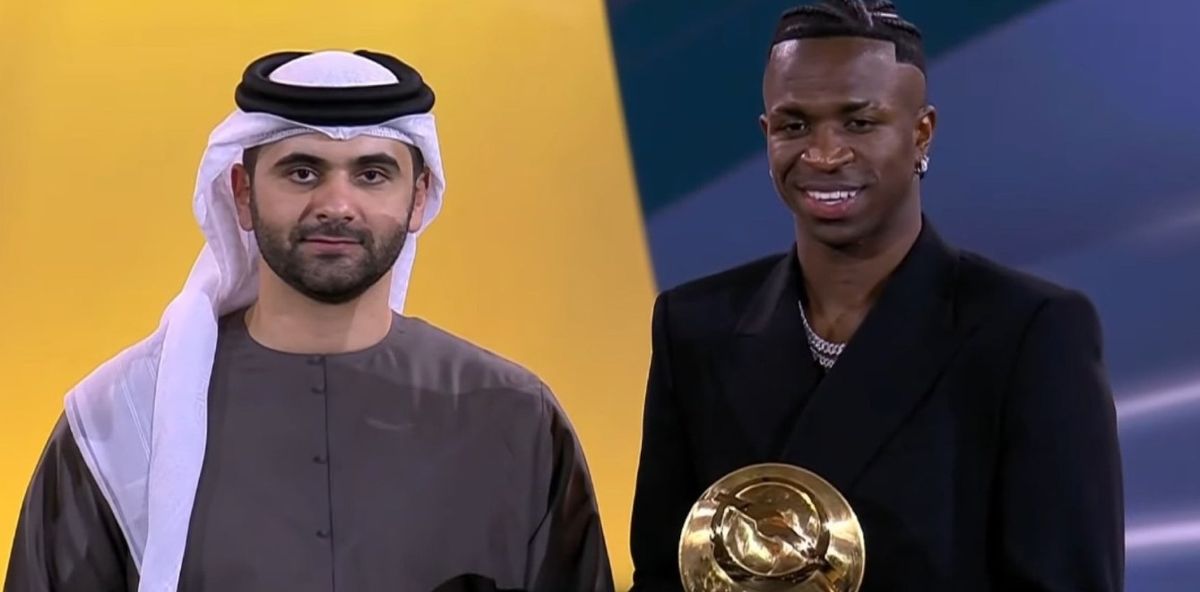 Vini Jr é eleito melhor do mundo pelo Global Soccer Awards