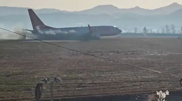 Avião não conseguiu parar