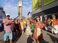 Imagem - Último navio de cruzeiro de 2024 atraca em Salvador e traz cerca de seis mil turistas