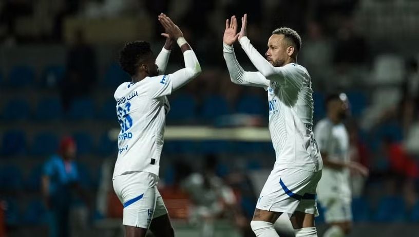 Imagem - Neymar volta de lesão e faz gol em jogo do Al-Hilal