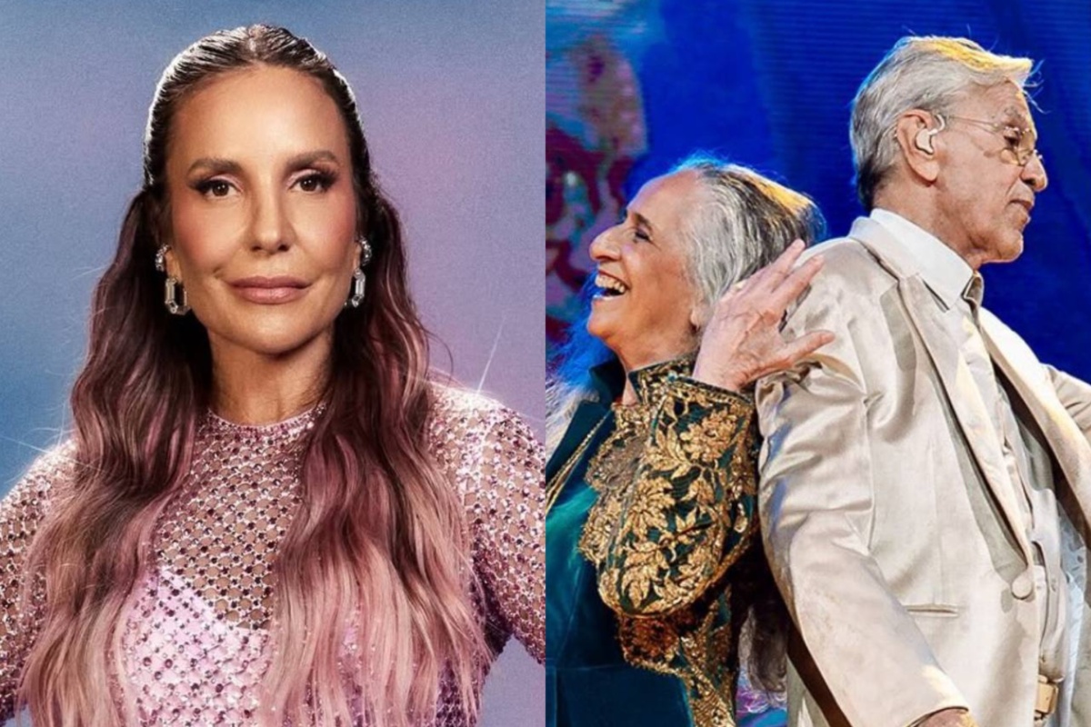 Ivete e os irmãos Bethânia e Caetano por Divulgação