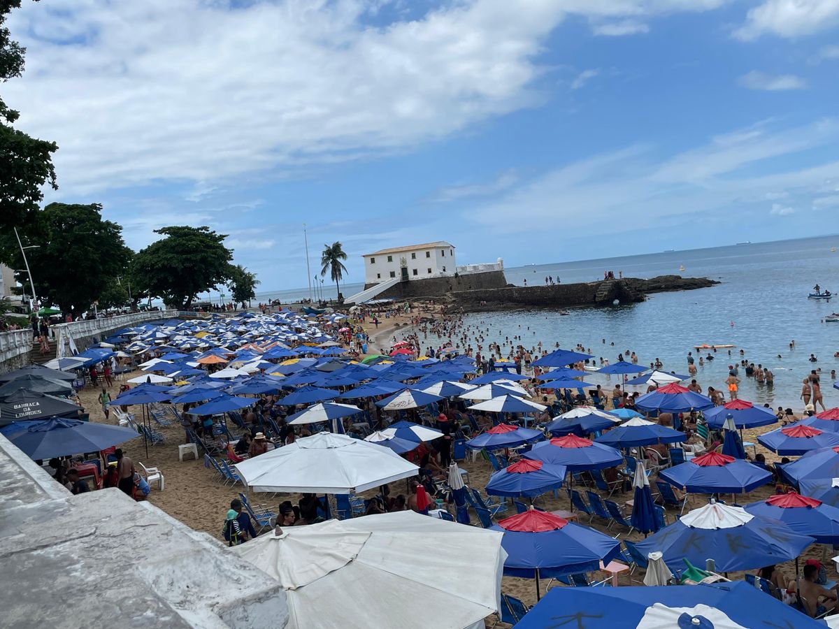 Porto da Barra no dia 31 de dezembro