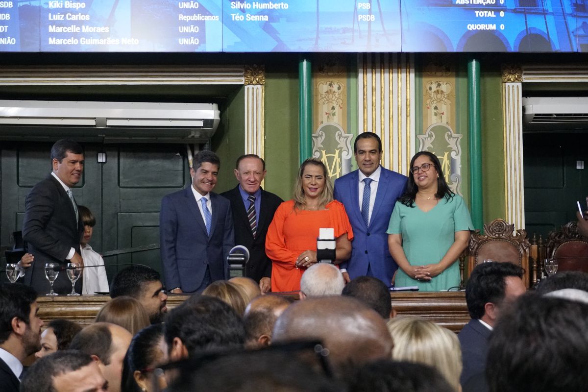 Cerimônia de posse de Bruno Reis (União Brasil) e Ana Paula Matos (PDT)