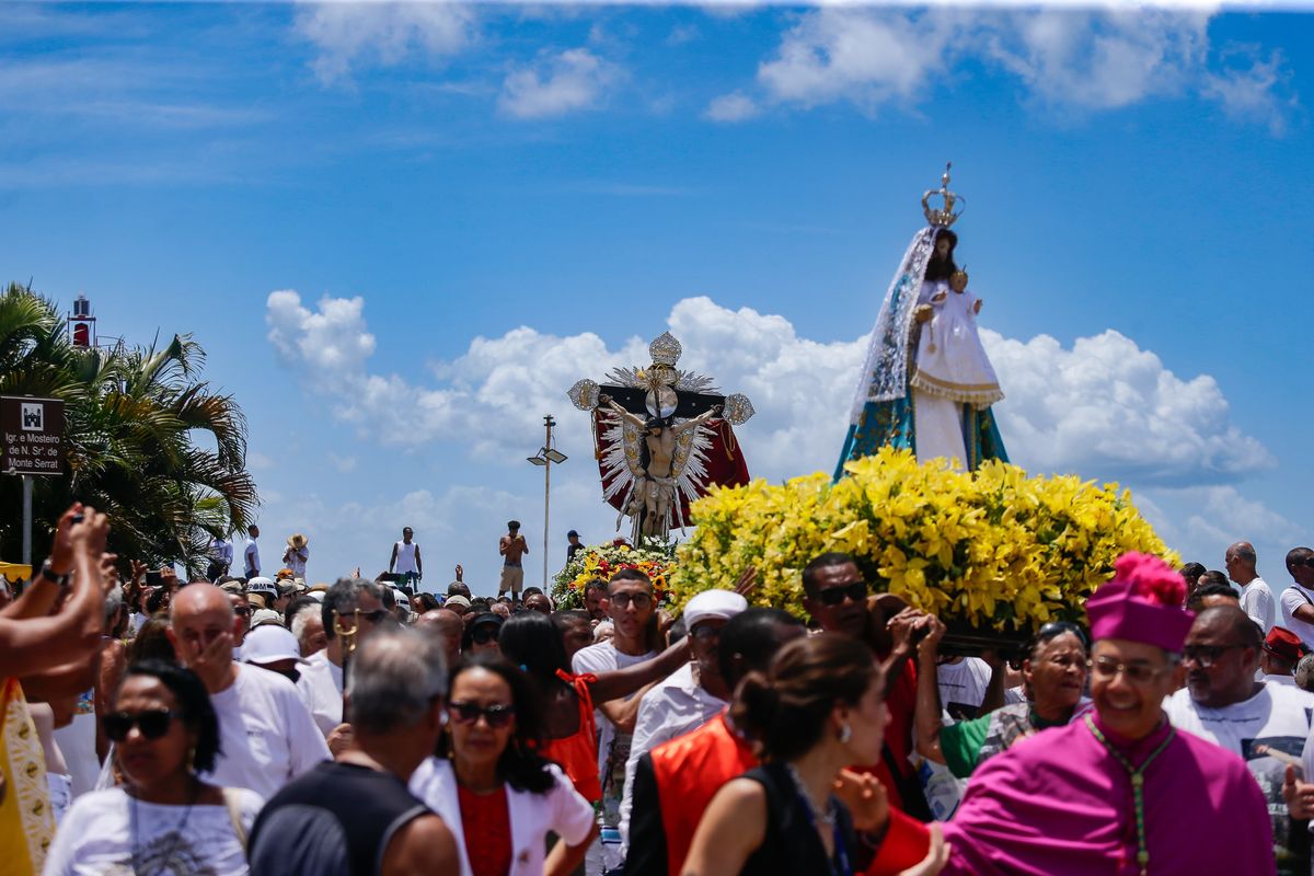 Imagens do Senhor Bom Jesus dos Navegantes e da Nossa Senhora da Boa Viagem