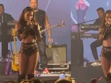 Imagem - Anitta repreende fã após invasão de palco durante show no Rio