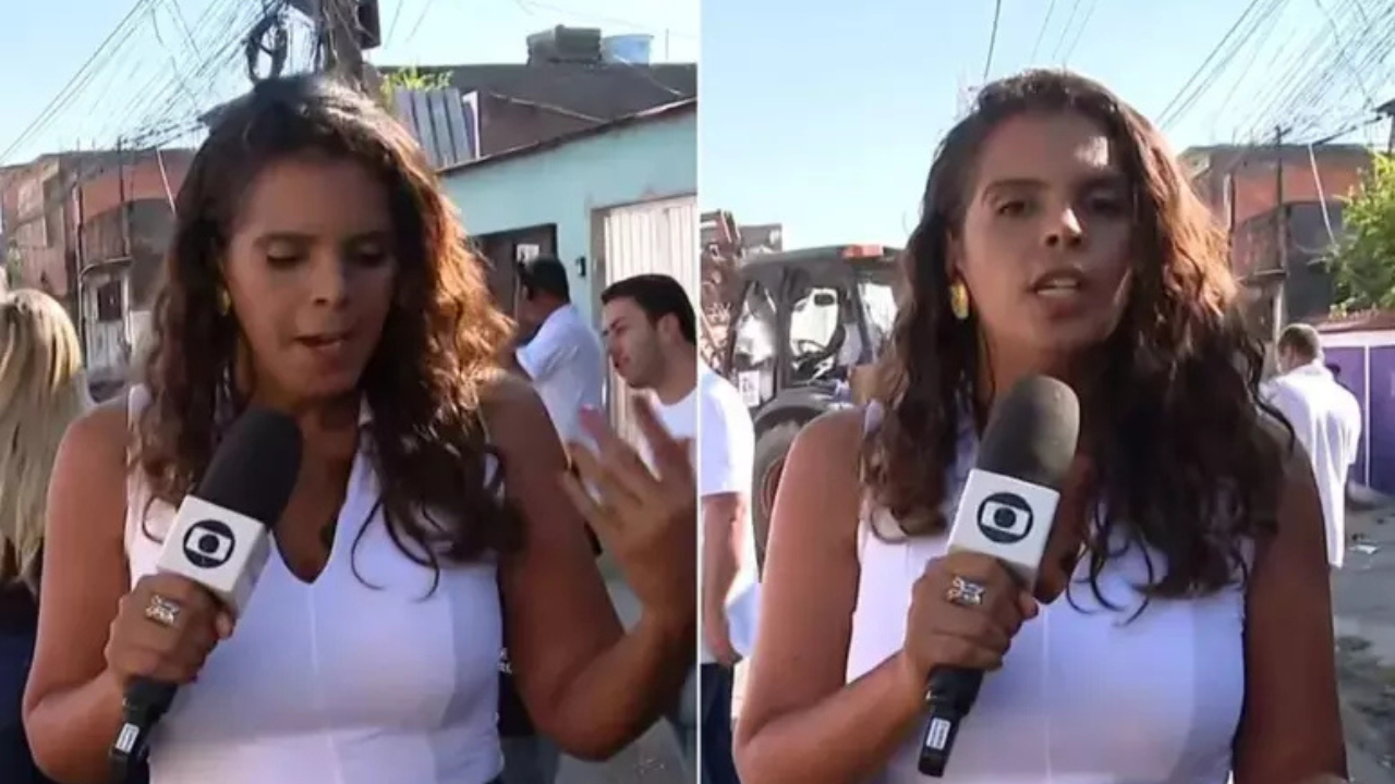 Repórter da Globo é Invadida por Baratas ao Vivo em São João de Meriti