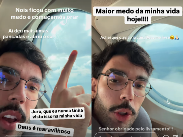 Registros dos stories do cantor