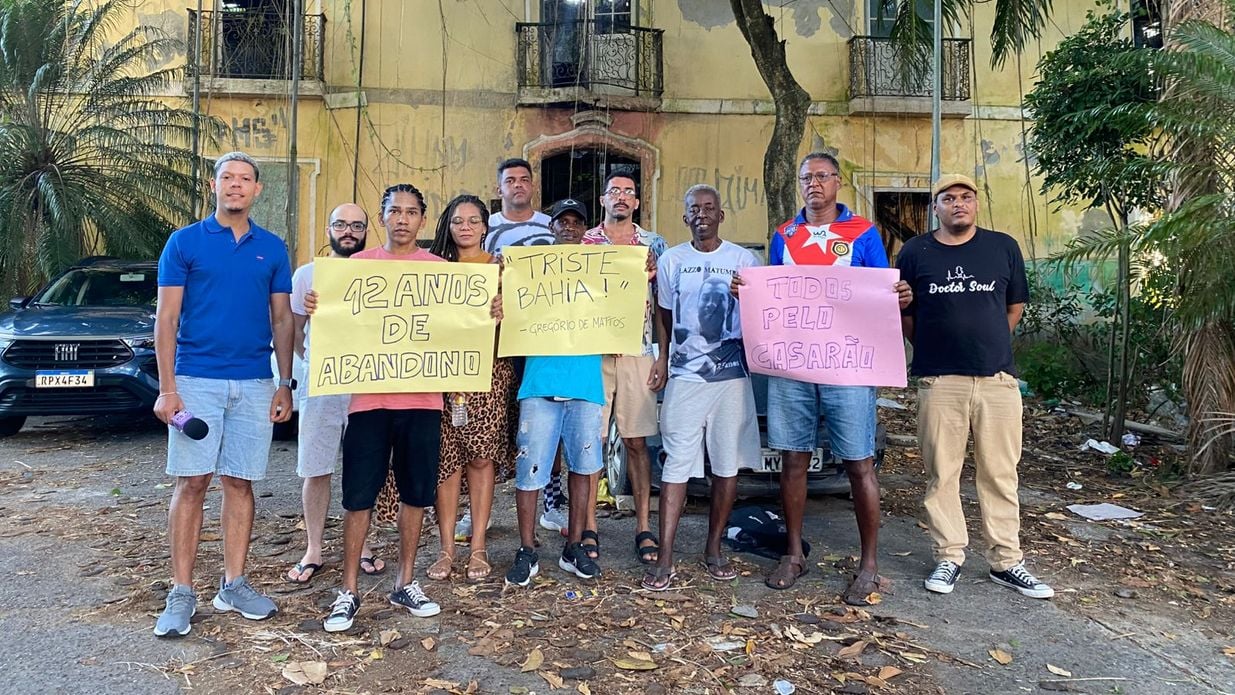 Imagem - Moradores fazem protesto pela revitalização do Solar Boa Vista