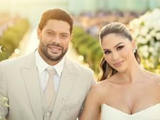 Imagem - Em meio às críticas, Hulk divulga fotos de casamento com Camila Ângelo: 'Amor que transcende'