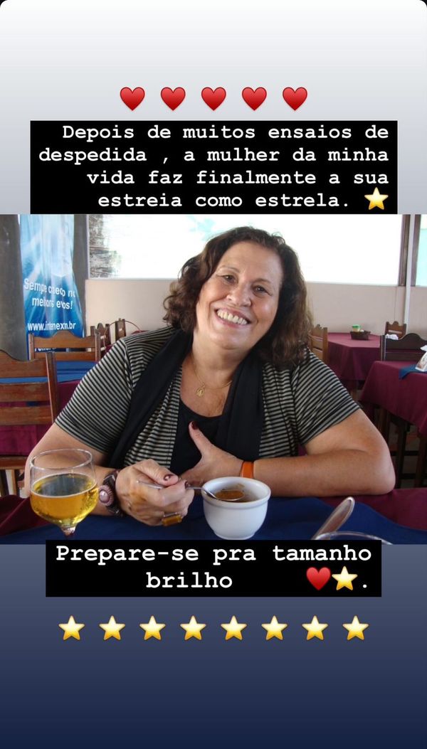 Despedida de Denise Fraga à mãe