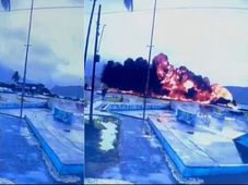 Imagem - Vídeo mostra avião atravessar avenida e explodir em Ubatuba; veja