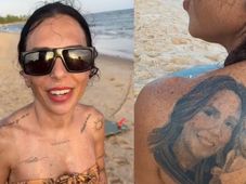 Imagem - Ivete Sangalo fica chocada ao encontrar fã com várias tatuagens em sua homenagem; veja