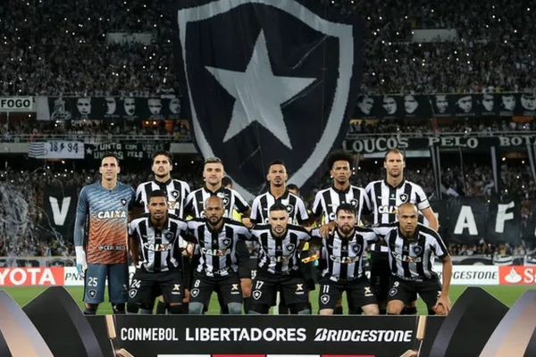 Time do Botafogo campeão da Libertadores