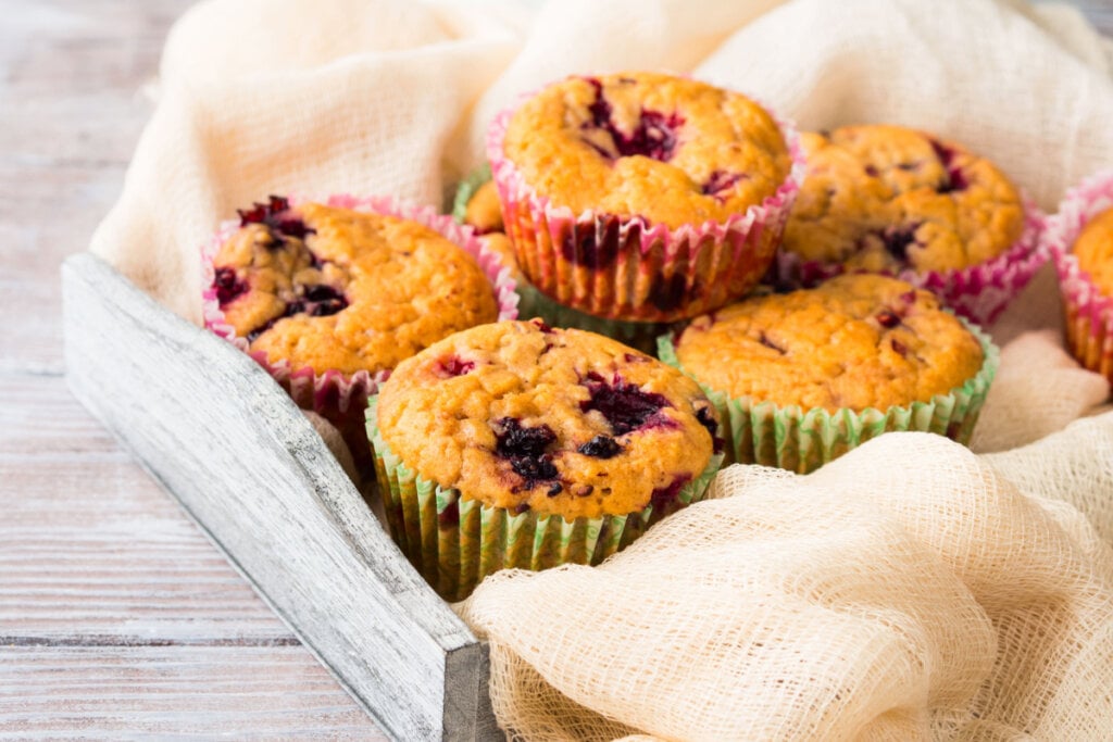 Muffin de amora (Imagem: Life morning | Shutterstock)