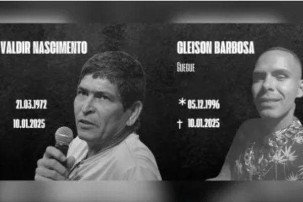 Valdir Nascimento e Gleison Barbosa. • MST