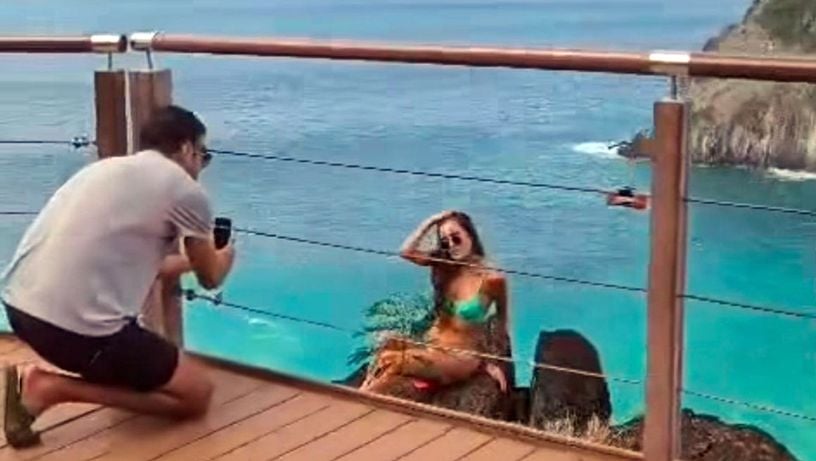 Imagem - Turista é multada em R$ 10 mil e arrisca vida por fotos em Fernando de Noronha