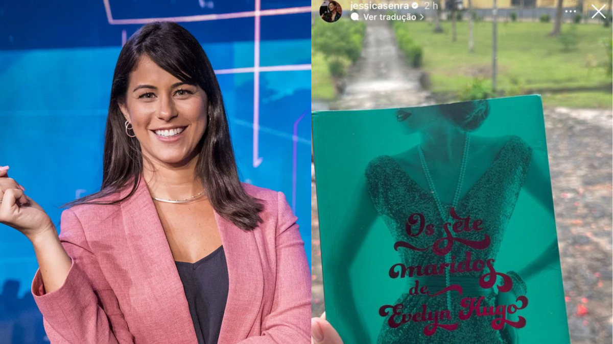 A jornalista recomendou o livro no story do Instagram