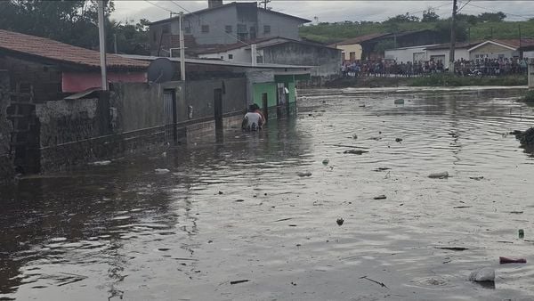 Itambé registrou um volume de 70mm em uma hora