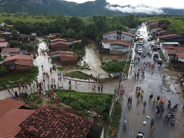 Itambé registrou um volume de 70mm em uma hora