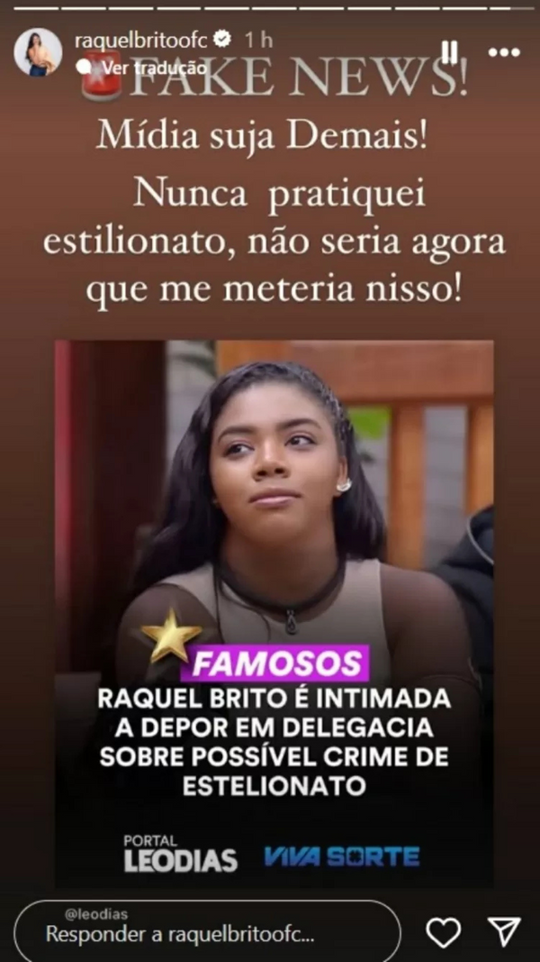 Pronunciamento de Raquel