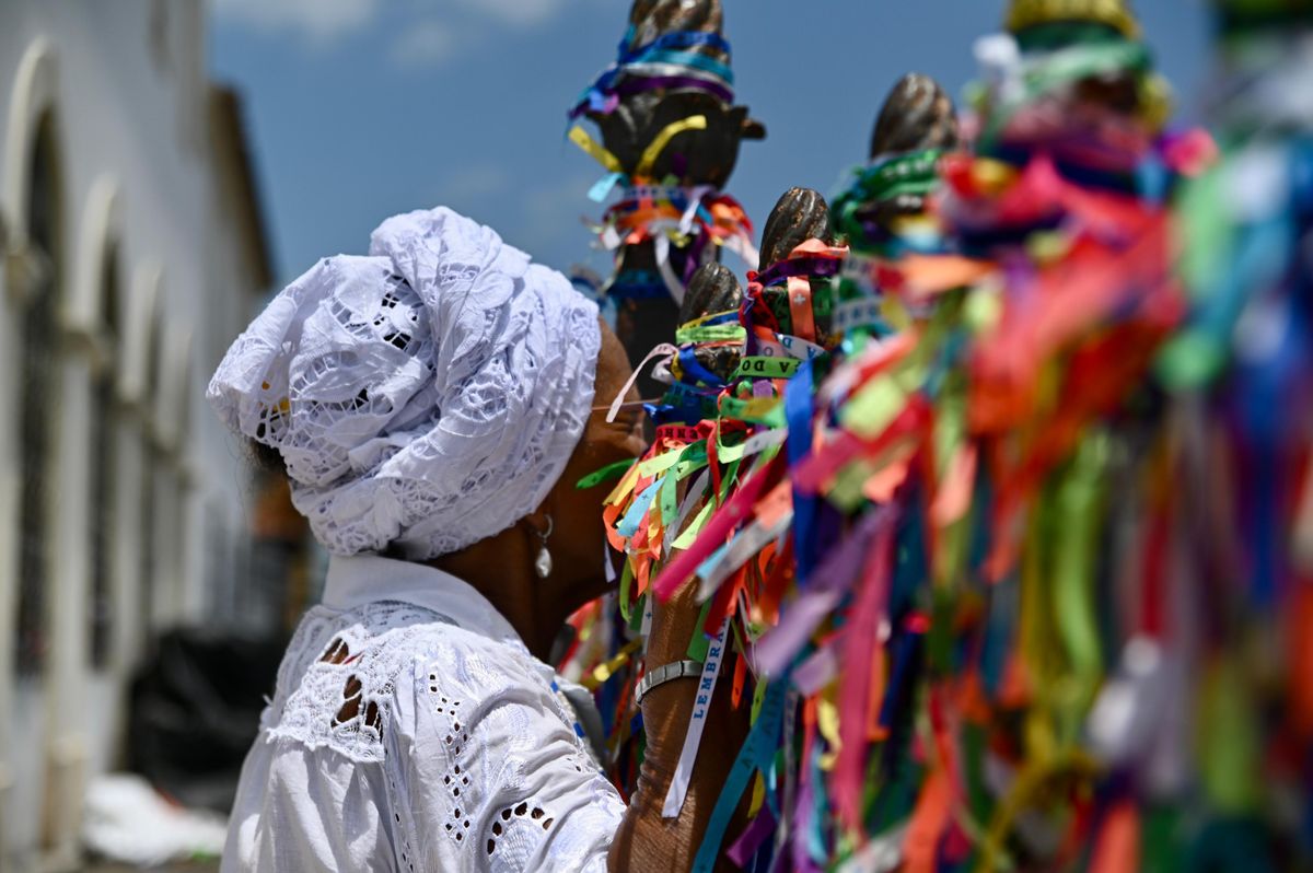 Baiana na Lavagem do Bonfim