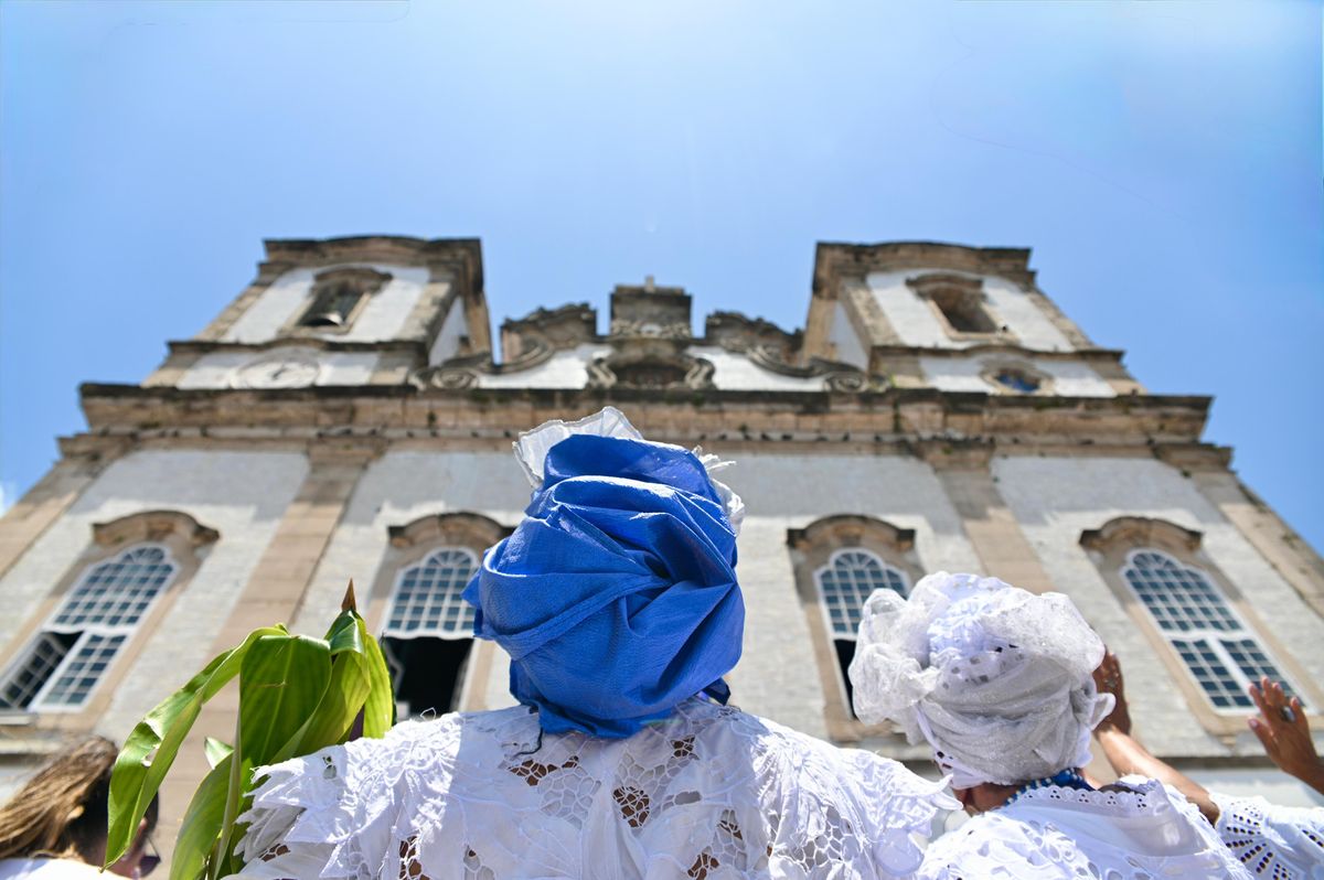 Baiana na Lavagem do Bonfim