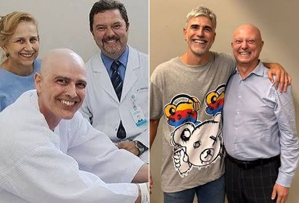 Reynaldo Gianecchini e Vanderson Rocha em 2012 e em 2025 por Reprodução / Redes Sociais