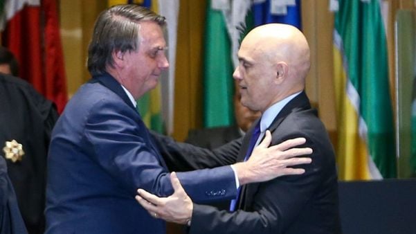 Bolsonaro e Moraes