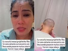 Imagem - Mãe denuncia corte de cabelo de filha e banho em fezes durante evento religioso