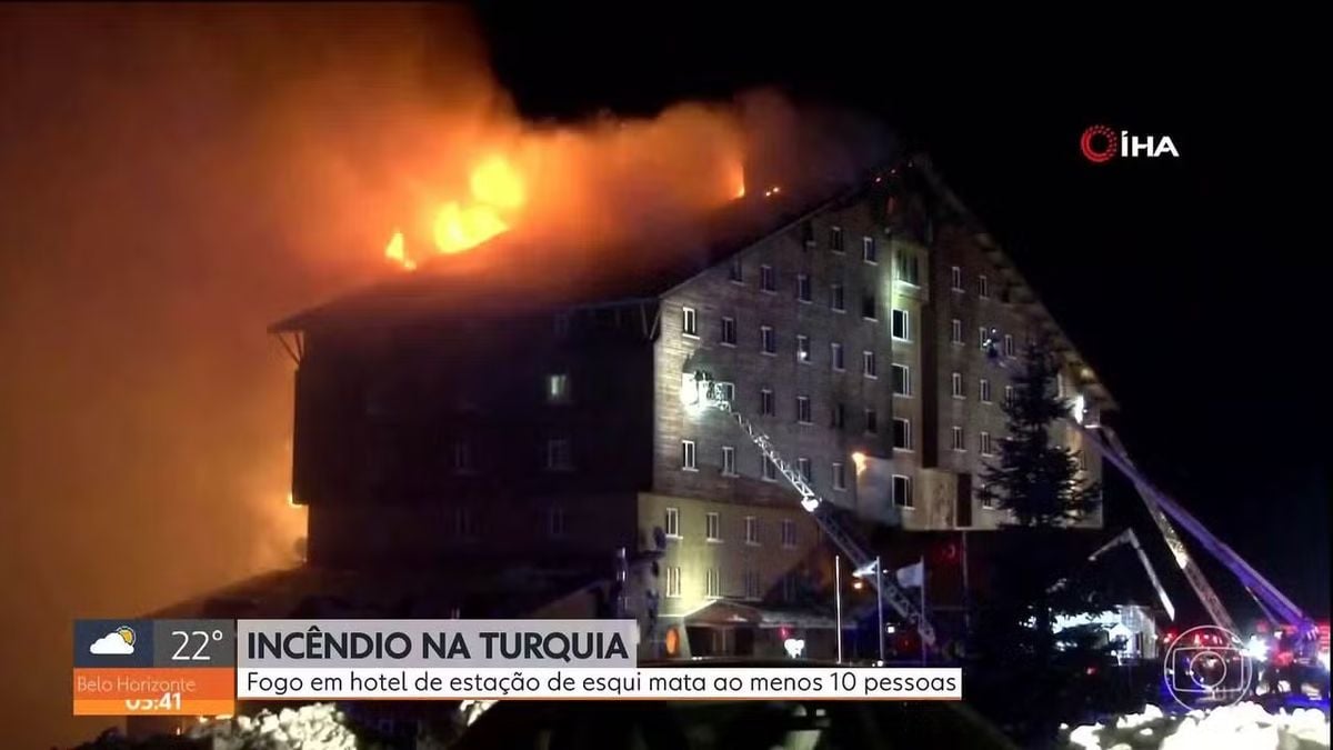 Incêndio na Turquia