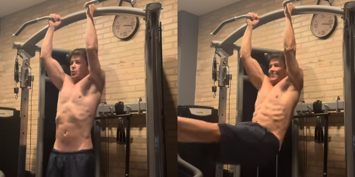 Rodrigo Faro compartilha rotina de treinos por Reprodução/Instagram