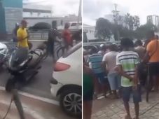 Imagem - Motorista foge de blitz, atropela pessoas e provoca engavetamento em Feira; veja vídeo