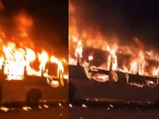 Imagem - Ônibus é incendiado por criminosos em Sussuarana