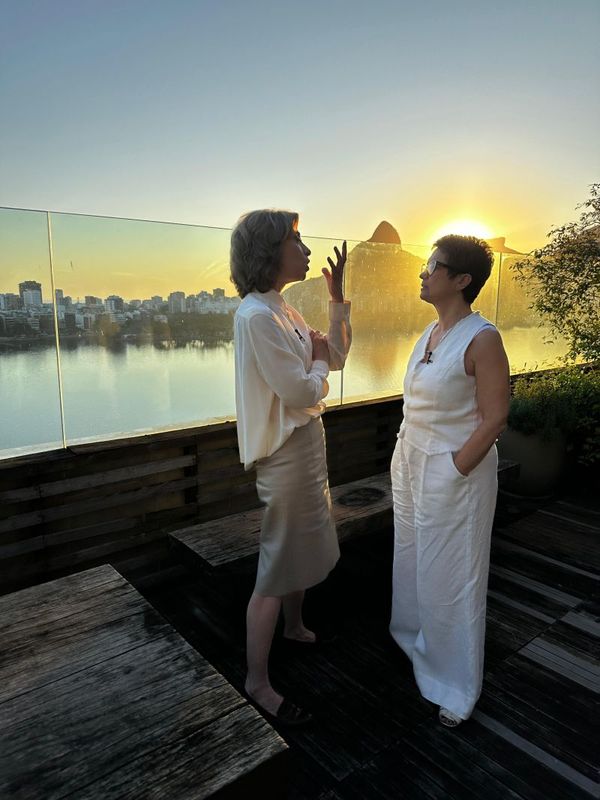 Fernanda Torres e Sandra Annenberg