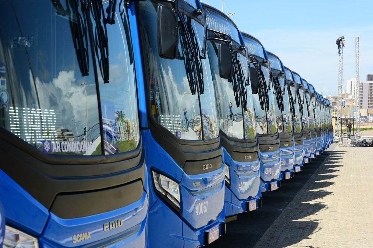 Ônibus entregues hoje