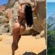 Imagem - De fio-dental, ex-BBB Fernanda Bande esbanja sensualidade em praia na Bahia