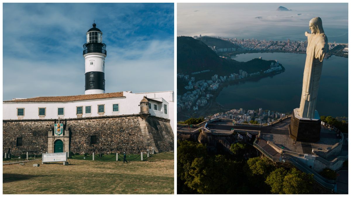 Farol da Barra e Cristo Redentor