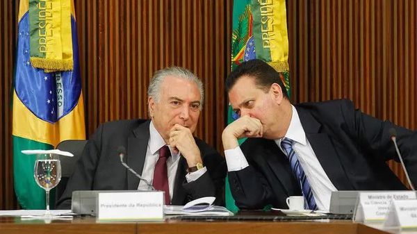 Michel Temer e Gilberto Kassab