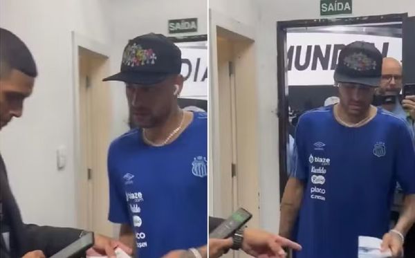 Neymar teve credencial checada pelo fiscal