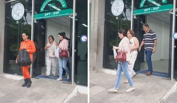 Pais e amiga de turista morta em desabamento de igreja reconheceram o corpo no IML por Larissa Almeida/CORREIO