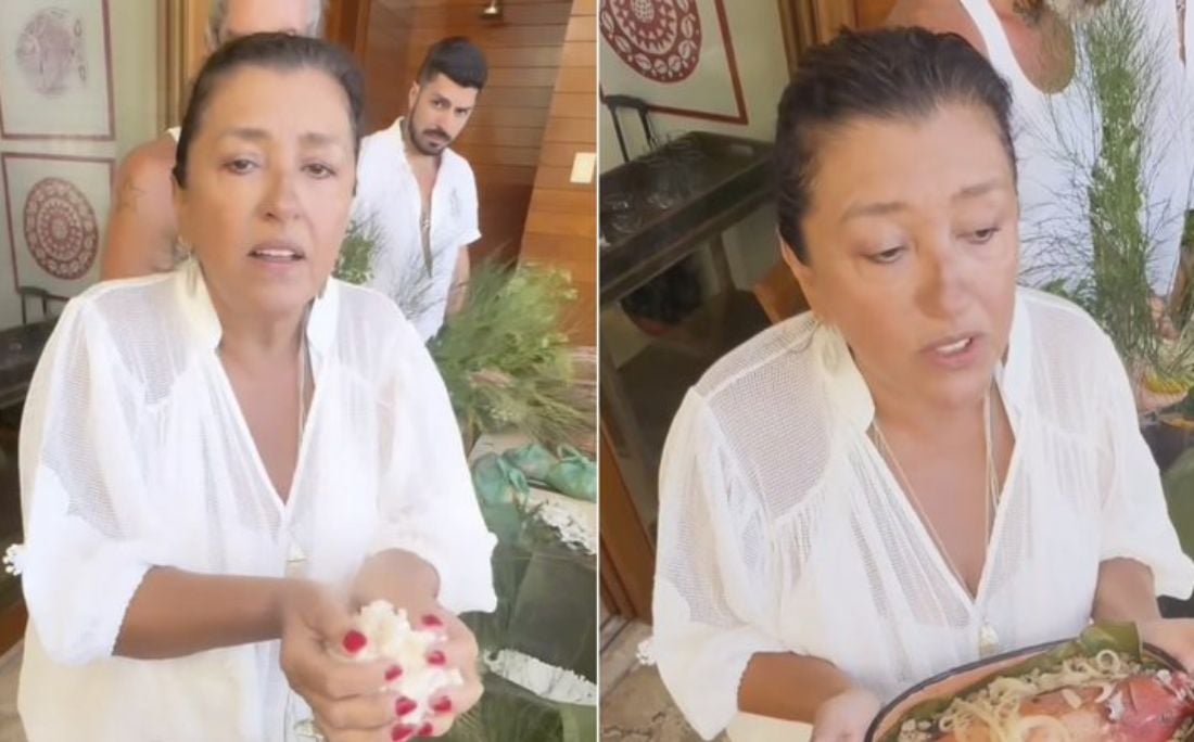 Regina Casé faz ritual pedindo cura de Preta Gil por Reprodução