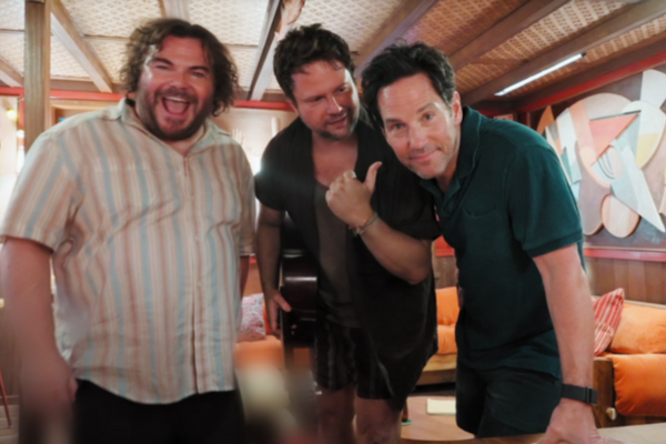 Selton Mello, Jack Black e Paul Rudd 