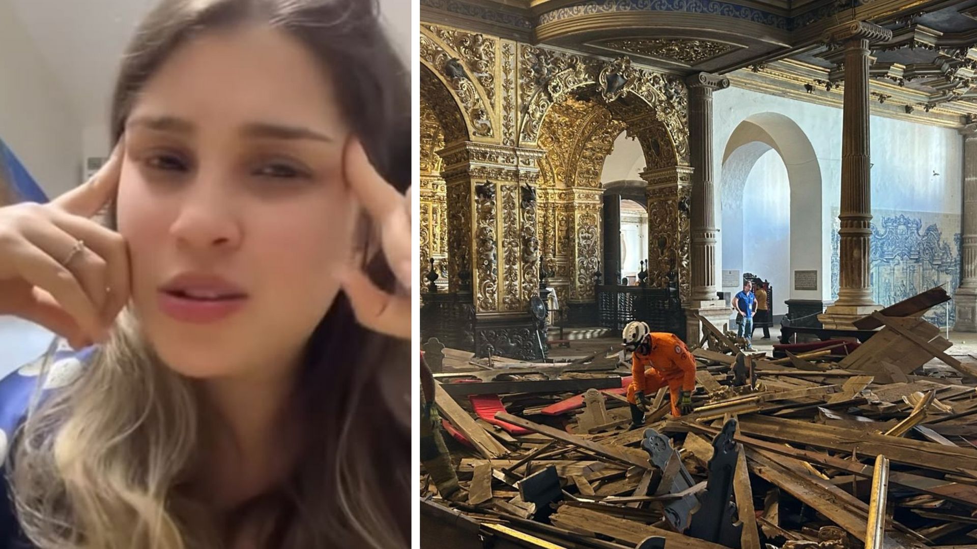 Imagem - Noiva que se casaria em igreja que desabou no Pelourinho desabafa, mas irrita web: 'Gastei R$ 15 mil'