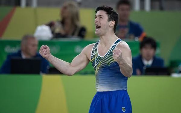 Diego Hypolito foi medalhista de prata na Olimpíada do Rio-2016