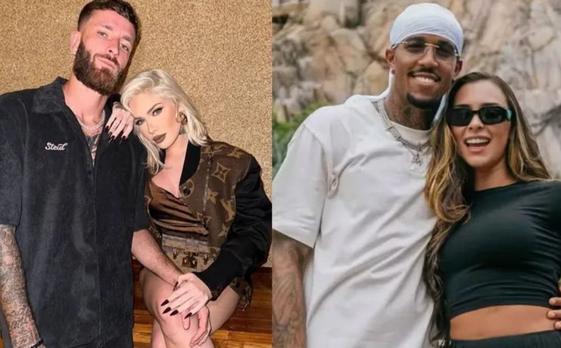 Léo Pereira, Karoline Lima, Éder Militão e Tainá Castro por Reprodução