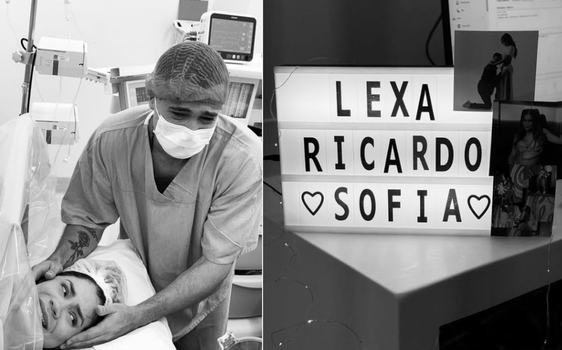 Lexa perdeu a filha Sofia por Reprodução