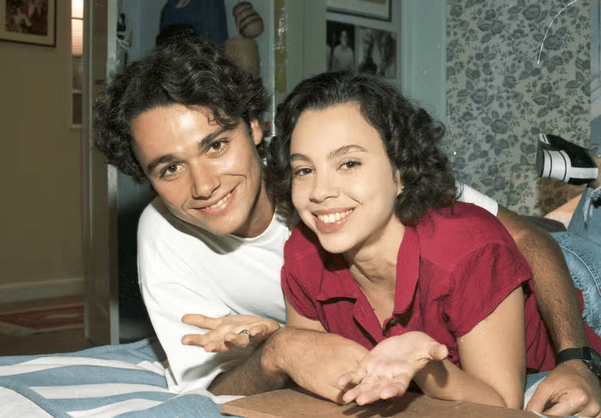 Carla Marins e Angelo Paes Leme (Joyce Assunção e Caio, em “História de Amor”) 